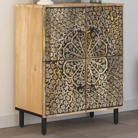 Armario auxiliar madera maciza de mango 60x33x75 cm de , Aparadores - Ref: Foro24-358238, Precio: 175,89 €, Descuento: %