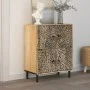 Armario auxiliar madera maciza de mango 60x33x75 cm de , Aparadores - Ref: Foro24-358238, Precio: 175,89 €, Descuento: %