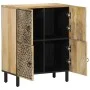 Armario auxiliar madera maciza de mango 60x33x75 cm de , Aparadores - Ref: Foro24-358238, Precio: 175,89 €, Descuento: %