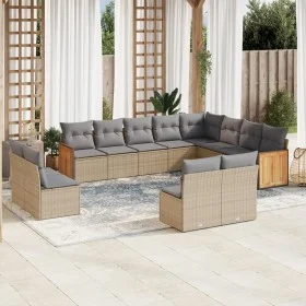 Set de sofás de jardín 12 pzas y cojines ratán sintético marrón de , Conjuntos de jardín - Ref: Foro24-3260554, Precio: 760,4...