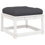 Set sofás jardín 5 pzas con cojines madera maciza pino blanco de , Conjuntos de jardín - Ref: Foro24-3216961, Precio: 506,25 ...