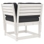 Set sofás jardín 5 pzas con cojines madera maciza pino blanco de , Conjuntos de jardín - Ref: Foro24-3216961, Precio: 506,25 ...