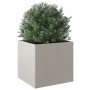 Jardinera de acero inoxidable plateado 49x47x46 cm de , Maceteros y jardineras - Ref: Foro24-841567, Precio: 67,03 €, Descuen...