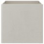 Jardinera de acero inoxidable plateado 49x47x46 cm de , Maceteros y jardineras - Ref: Foro24-841567, Precio: 67,03 €, Descuen...