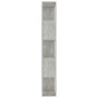 Estantería madera contrachapada gris hormigón 45x24x159cm de vidaXL, Librerías y estanterías - Ref: Foro24-800112, Precio: 56...