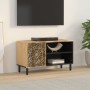Mueble de TV madera maciza de mango 80x31x46 cm de , Muebles TV - Ref: Foro24-358227, Precio: 106,09 €, Descuento: %