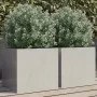 Jardineras 2 unidades acero inoxidable plateado 32x30x29 cm de , Maceteros y jardineras - Ref: Foro24-841544, Precio: 71,79 €...