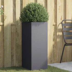 Jardinera acero gris antracita 32x29x75 cm by , Pots and planters - Ref: Foro24-841573, Price: 68,33 €, Discount: %
