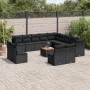 Set sofás de jardín 14 pzas con cojines ratán sintético negro de , Conjuntos de jardín - Ref: Foro24-3223934, Precio: 876,74 ...