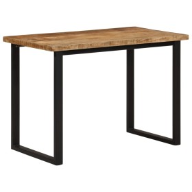 Mesa de comedor madera maciza de mango 110x55x75 cm de , Mesas de cocina y de comedor - Ref: Foro24-358954, Precio: 167,36 €,...