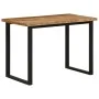 Mesa de comedor madera maciza de mango 110x55x75 cm de , Mesas de cocina y de comedor - Ref: Foro24-358954, Precio: 143,23 €,...