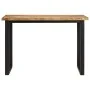 Mesa de comedor madera maciza de mango 110x55x75 cm de , Mesas de cocina y de comedor - Ref: Foro24-358954, Precio: 143,23 €,...