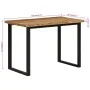 Mesa de comedor madera maciza de mango 110x55x75 cm de , Mesas de cocina y de comedor - Ref: Foro24-358954, Precio: 143,23 €,...