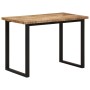 Mesa de comedor madera maciza de mango 110x55x75 cm de , Mesas de cocina y de comedor - Ref: Foro24-358954, Precio: 167,36 €,...