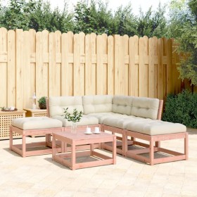 Set de sofás jardín 5 pzas con cojines madera maciza Douglas de , Conjuntos de jardín - Ref: Foro24-3216968, Precio: 435,71 €...