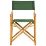Sillas de director 2 uds madera maciza de teca verde de vidaXL, Sillas de jardín - Ref: Foro24-45949, Precio: 112,18 €, Descu...