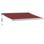 Toldo retráctil automático burdeos 350x250 cm en Toldos | Comprar online en Foru.es
