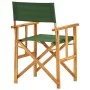 Sillas de director 2 uds madera maciza de teca verde de vidaXL, Sillas de jardín - Ref: Foro24-45949, Precio: 112,18 €, Descu...