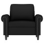 Sillón de terciopelo negro 60 cm de , Sofás - Ref: Foro24-359514, Precio: 170,09 €, Descuento: %