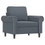 Sofagarnitur mit 4 Stück dunkelgrauen Samtkissen von , Sofas - Ref: Foro24-3202181, Preis: 797,97 €, Rabatt: %