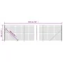 Green wire fence with ties 2.2x10 m by , fence panels - Ref: Foro24-154183, Price: 122,61 €, Discount: %