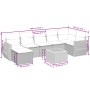 Juego de sofás de jardín con cojines beige 8 pzas ratán PE de , Conjuntos de jardín - Ref: Foro24-3257445, Precio: 510,55 €, ...