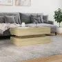 Couchtisch mit LED-Leuchten Sonoma Eiche 90x50x40 cm von , Couchtisch - Ref: Foro24-839863, Preis: 88,79 €, Rabatt: %