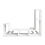 Mueble para TV en forma de L blanco en Muebles TV | Comprar online en Foru.es