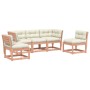 Set de sofás jardín 5 pzas con cojines madera maciza Douglas de , Conjuntos de jardín - Ref: Foro24-3216978, Precio: 519,70 €...