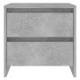 Mesita de noche madera ingeniería gris hormigón 45x34,5x44,5 cm de vidaXL, Mesitas de noche - Ref: Foro24-809853, Precio: 46,...