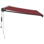 Toldo retráctil automático burdeos 350x250 cm en Toldos | Comprar online en Foru.es