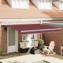 Toldo retráctil automático burdeos 400x300 cm en Toldos | Comprar online en Foru.es