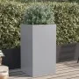 Jardinera de acero galvanizado plateado 42x38x75 cm de , Maceteros y jardineras - Ref: Foro24-841582, Precio: 56,14 €, Descue...