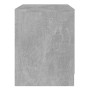 Mesita de noche madera ingeniería gris hormigón 45x34,5x44,5 cm de vidaXL, Mesitas de noche - Ref: Foro24-809853, Precio: 46,...