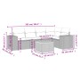 Set de muebles de jardín 6 pzas y cojines ratán sintético gris de , Conjuntos de jardín - Ref: Foro24-3225437, Precio: 375,57...