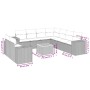 Set de sofás de jardín 10 pzas con cojines ratán sintético gris de , Conjuntos de jardín - Ref: Foro24-3257845, Precio: 678,2...