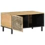 Mesa de centro de madera maciza de mango 80x50x40 cm de , Mesas de centro - Ref: Foro24-358216, Precio: 96,36 €, Descuento: %