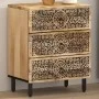 Mesita de noche madera maciza de mango 50x33x60 cm de , Mesitas de noche - Ref: Foro24-358221, Precio: 140,80 €, Descuento: %