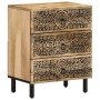 Mesita de noche madera maciza de mango 50x33x60 cm de , Mesitas de noche - Ref: Foro24-358221, Precio: 143,66 €, Descuento: %