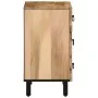 Mesita de noche madera maciza de mango 50x33x60 cm de , Mesitas de noche - Ref: Foro24-358221, Precio: 140,80 €, Descuento: %