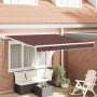 Toldo retráctil automático burdeos 300x250 cm en Toldos | Comprar online en Foru.es