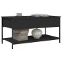 Mesa de centro madera de ingeniería y metal negro 100x50x50 cm de , Mesas de centro - Ref: Foro24-845346, Precio: 65,95 €, De...
