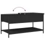 Mesa de centro madera de ingeniería y metal negro 100x50x50 cm de , Mesas de centro - Ref: Foro24-845346, Precio: 65,95 €, De...