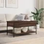 Mesa de centro madera ingeniería metal marrón 100x50x50 cm de , Mesas de centro - Ref: Foro24-845350, Precio: 64,76 €, Descue...