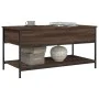 Mesa de centro madera ingeniería metal marrón 100x50x50 cm de , Mesas de centro - Ref: Foro24-845350, Precio: 64,76 €, Descue...