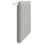 Light gray velvet padded headboard 90 cm by , Headboards and footboards - Ref: Foro24-374649, Price: 35,32 €, Discount: %
