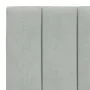 Light gray velvet padded headboard 90 cm by , Headboards and footboards - Ref: Foro24-374649, Price: 35,32 €, Discount: %