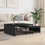 Mesas de centro apilables 2 pzas madera ingeniería metal negro de , Mesas de centro - Ref: Foro24-845331, Precio: 80,85 €, De...