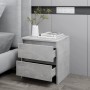 Mesita de noche madera ingeniería gris hormigón 45x34,5x44,5 cm de vidaXL, Mesitas de noche - Ref: Foro24-809853, Precio: 46,...