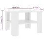 White plywood coffee table 60x60x42 cm by vidaXL, Coffee table - Ref: Foro24-800207, Price: 43,41 €, Discount: %